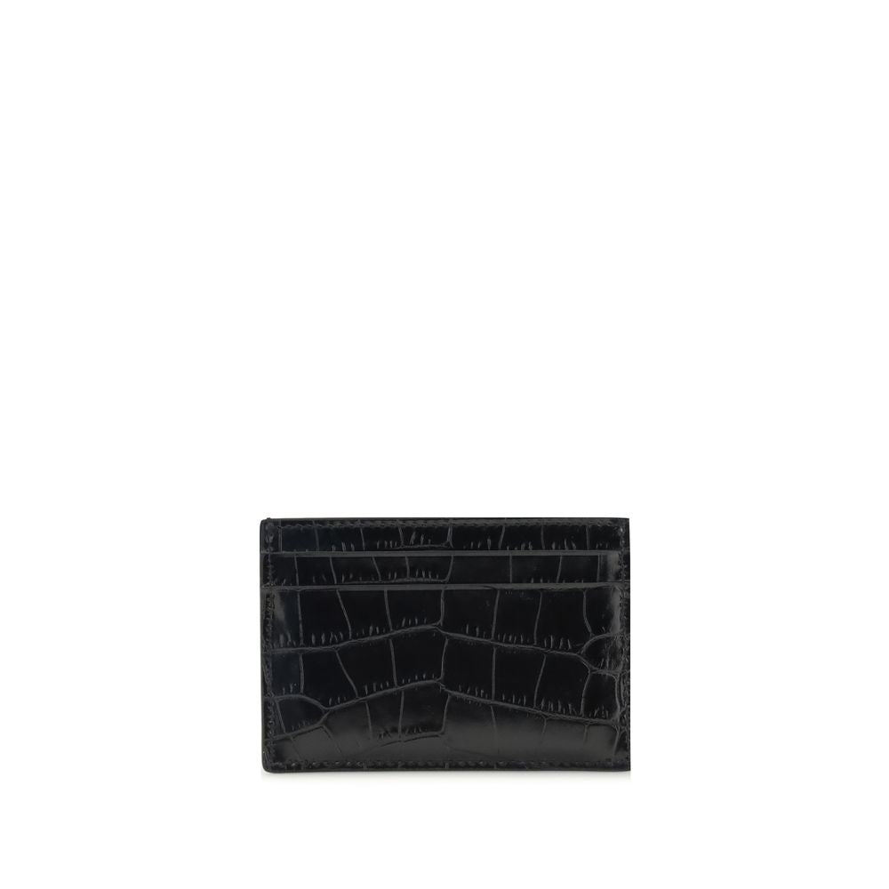 Glossy Printed Croc Card Holder