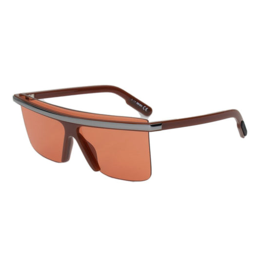 Lunettes de soleil en résine marron