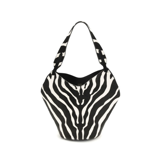 Mini cabas Lotus en poulain et daim