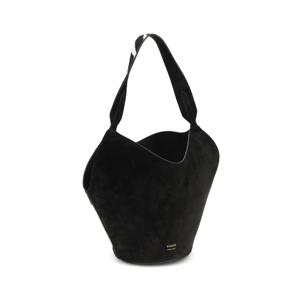 Mini bolso tote Lotus en piel de potro y ante