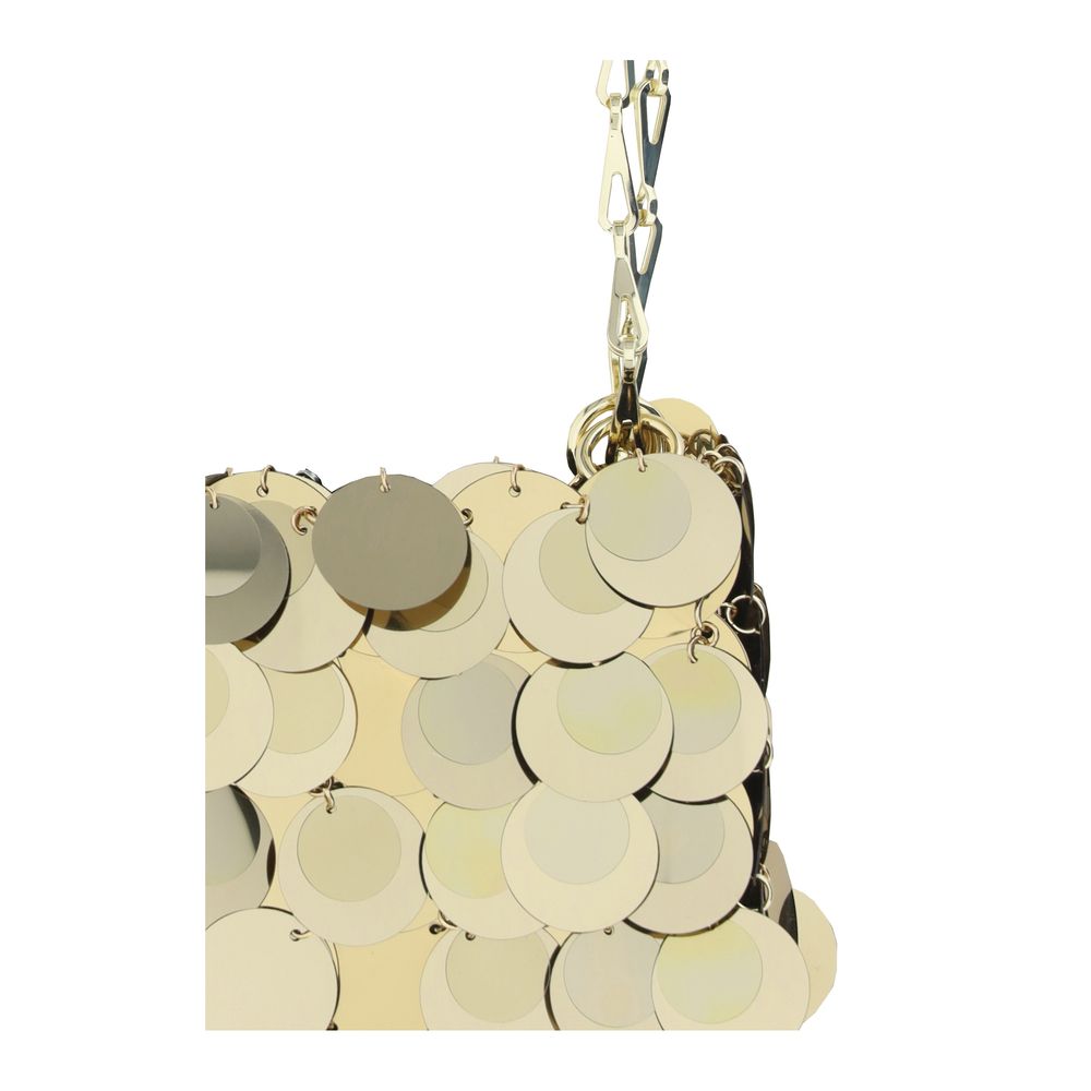 Sac bandoulière Gold Sparkle Discs Nano