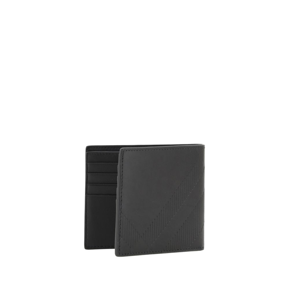 Embossed Check Bifold Wallet