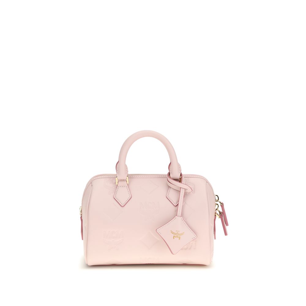 Sac boston Ella en cuir à monogramme Maxi