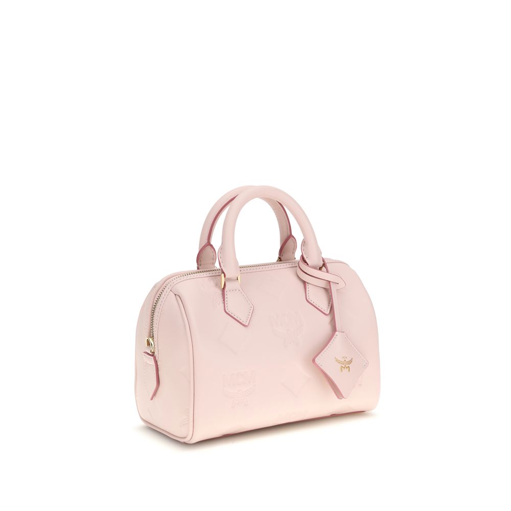 Sac boston Ella en cuir à monogramme Maxi