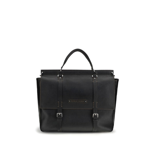 Casual Briefcase in Grained Calfskin
