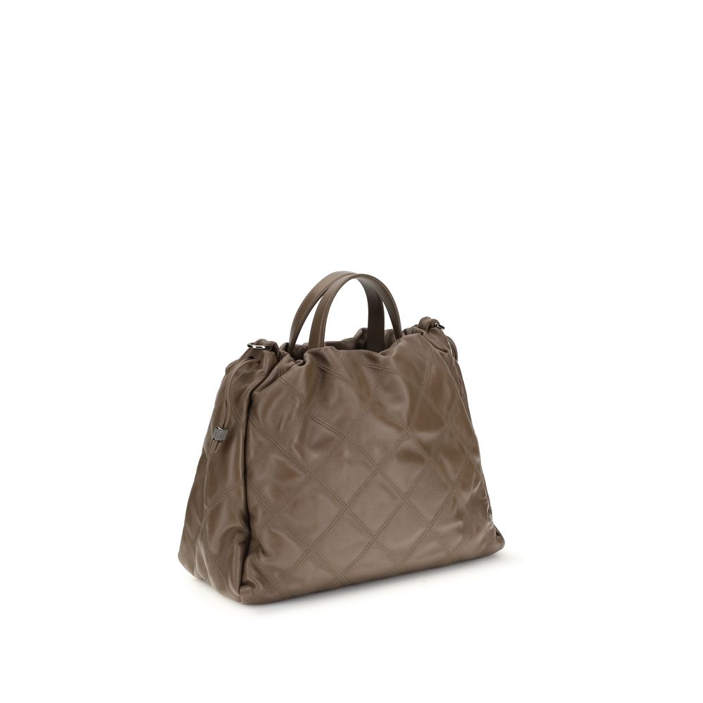 Bolso shopping Mellow grande en piel napa