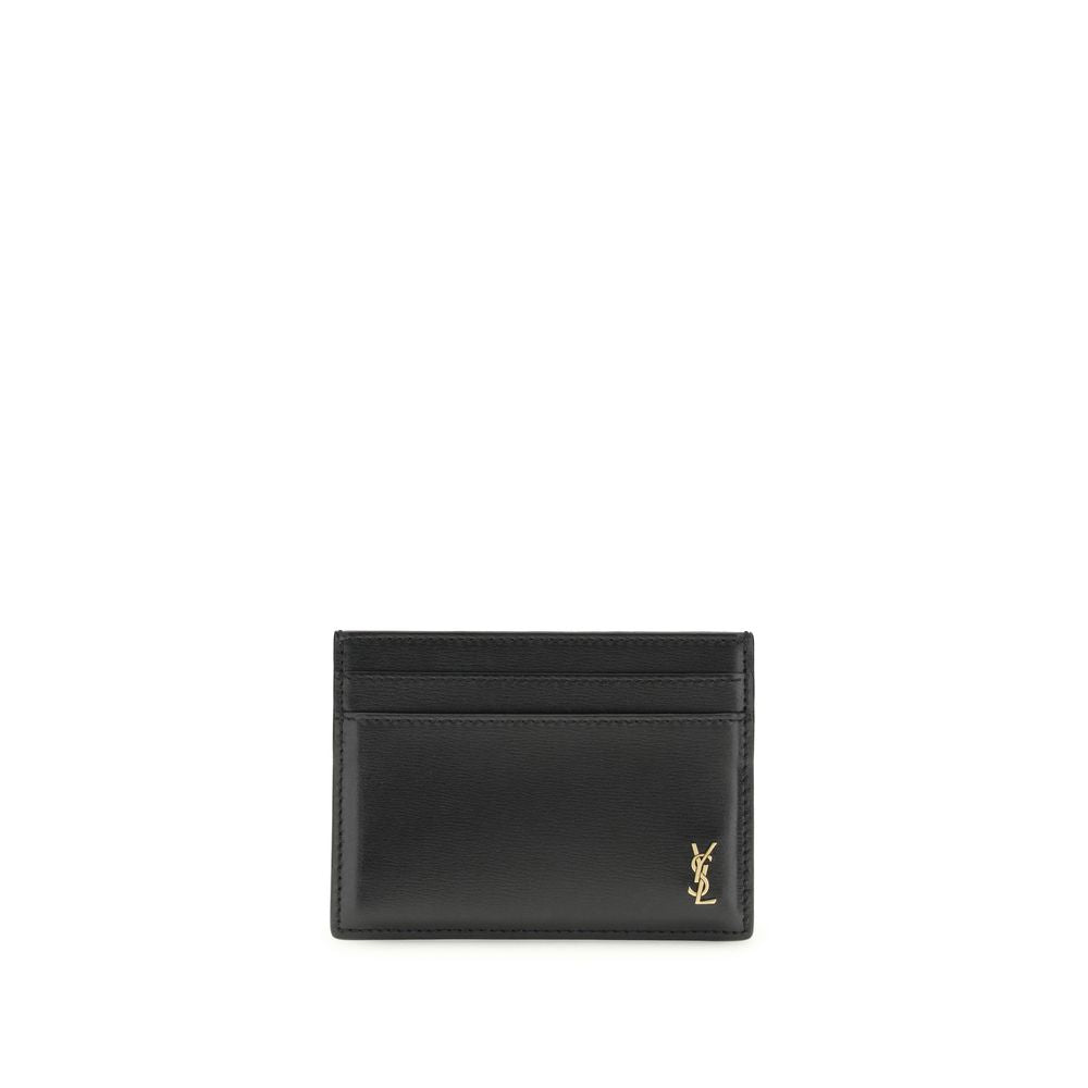 Tiny Cassandre Credit Card Case in Shiny Leather