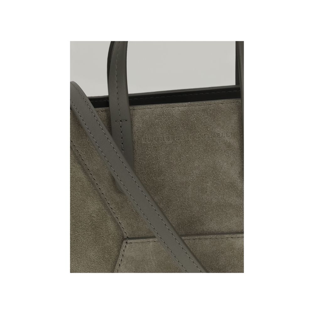 Mini sac BC Duo en daim avec monili