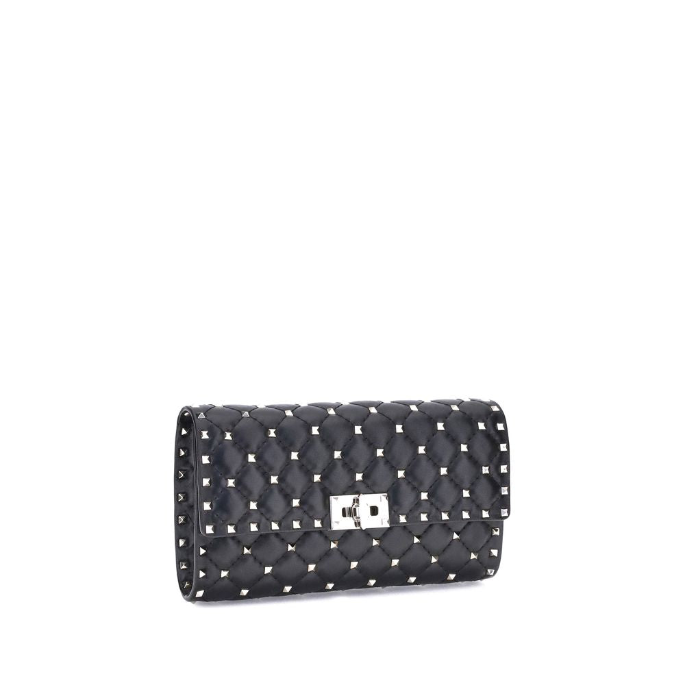 Clutch bandolera Rockstud Spike en piel napa
