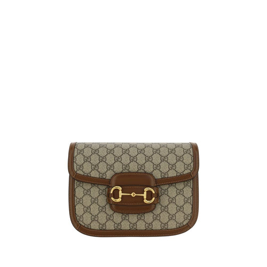 Bolso al hombro Horsebit 1955 mediano en lona GG Supreme