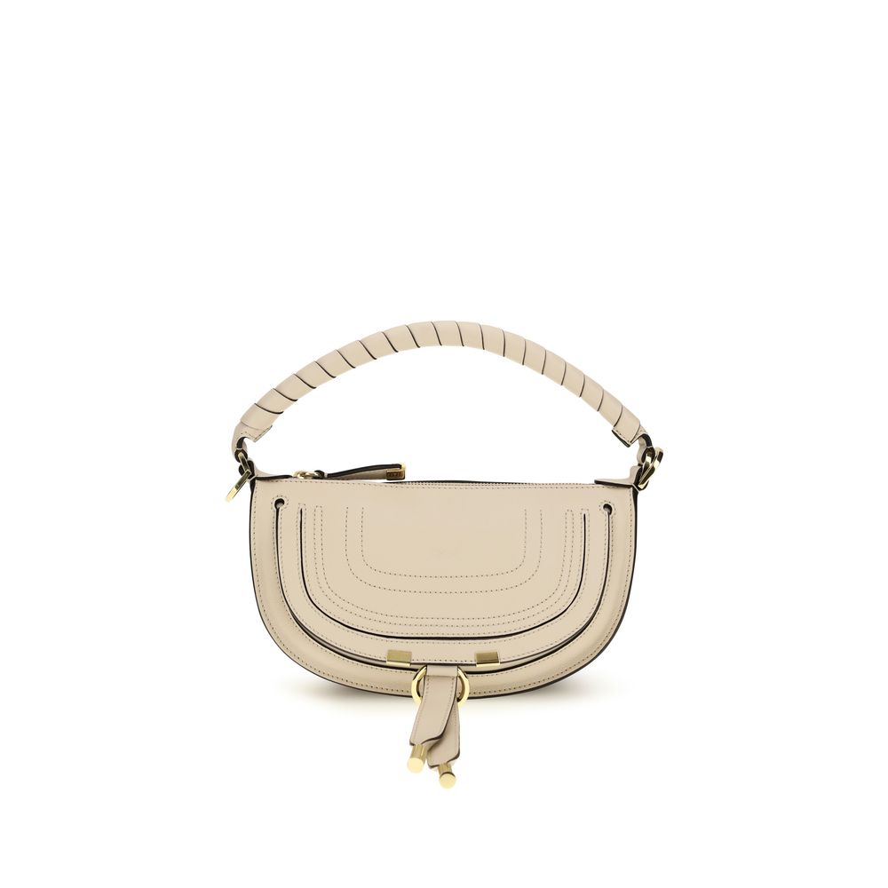 Mini sac porté épaule Marcie en cuir lisse