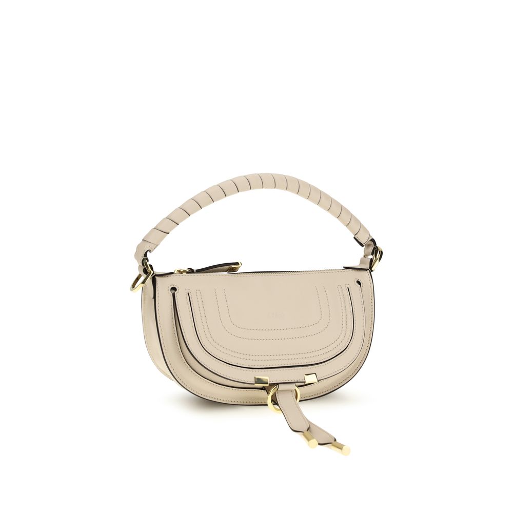 Mini sac porté épaule Marcie en cuir lisse