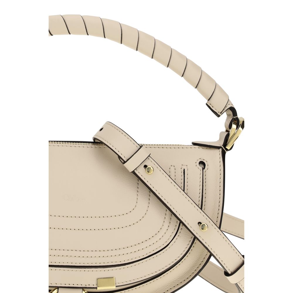 Mini sac porté épaule Marcie en cuir lisse