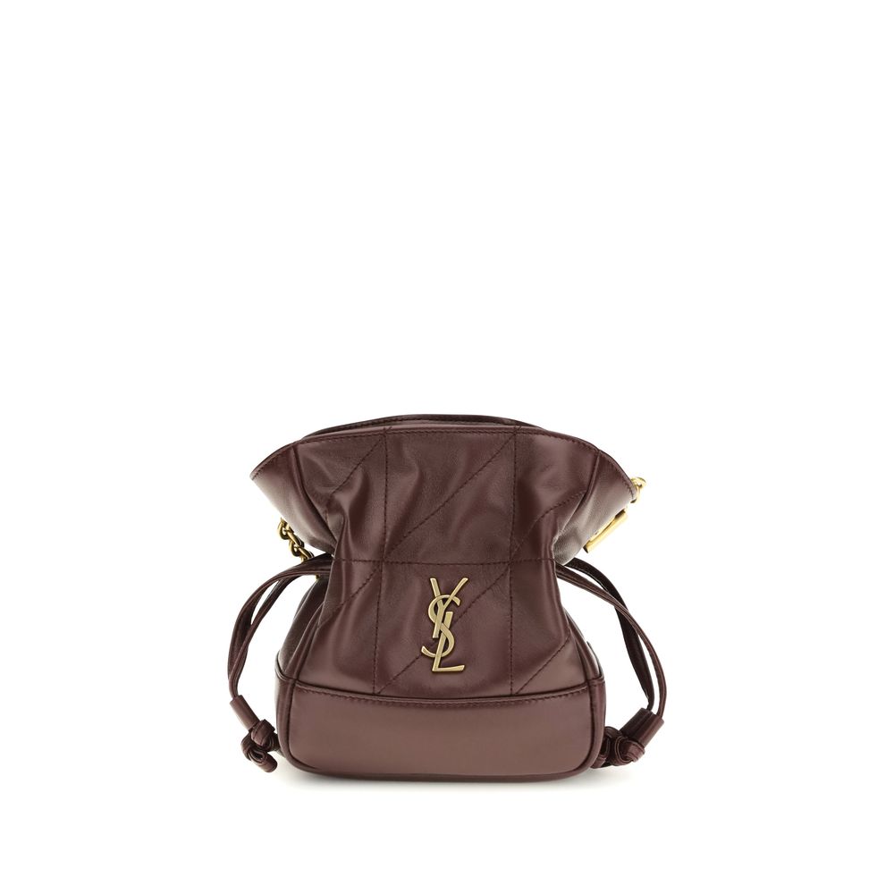 Mini pochette portée épaule Jamie en cuir d’agneau