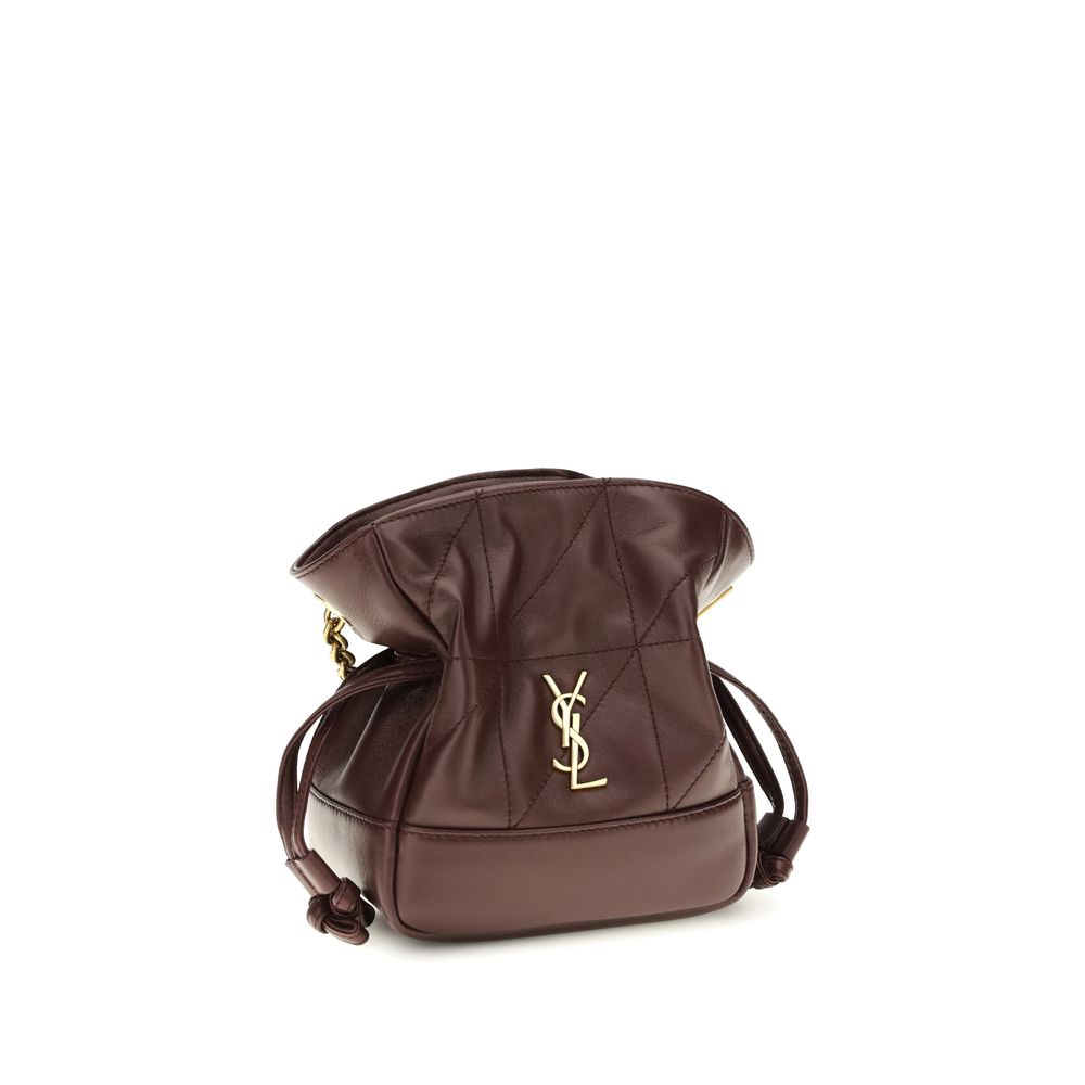 Mini pochette portée épaule Jamie en cuir d’agneau