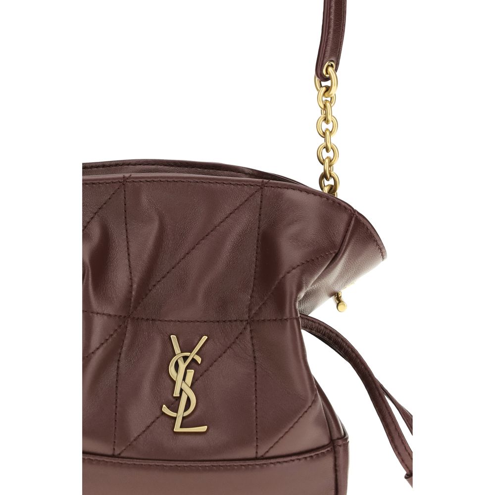 Mini pochette portée épaule Jamie en cuir d’agneau
