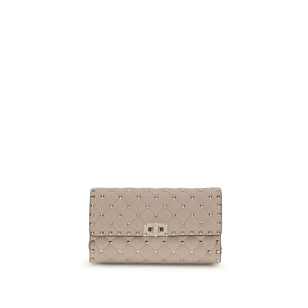 Rockstud Spike Crossbody Clutch Bag in Nappa