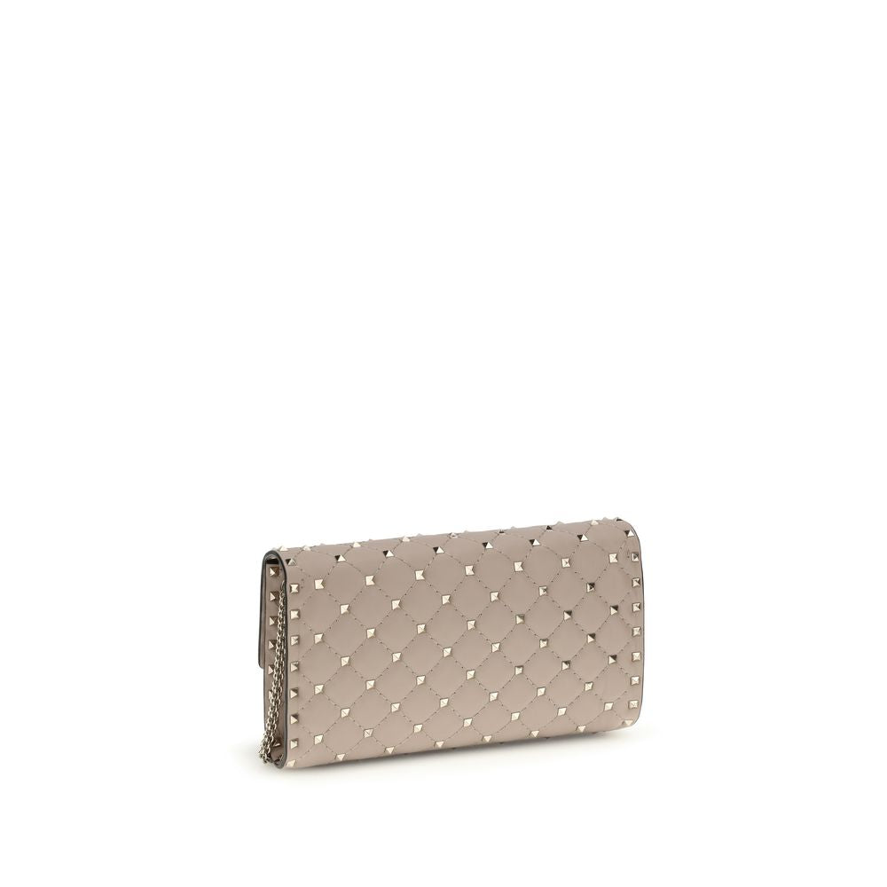 Rockstud Spike Crossbody Clutch Bag in Nappa