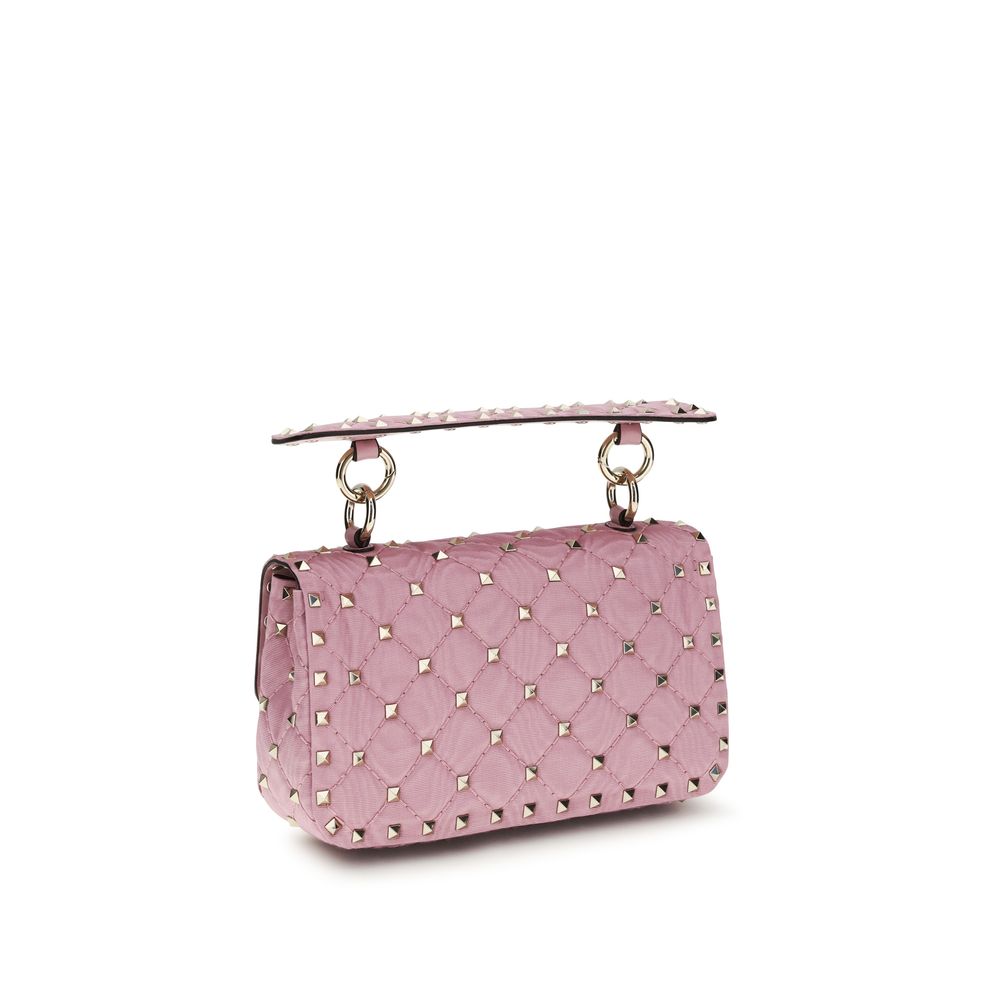 Bolso Rockstud Spike pequeño en tejido jacquard