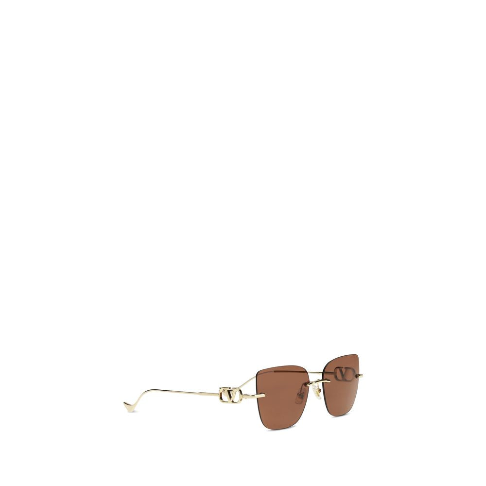 Gafas de sol de metal con forma de ojo de gato