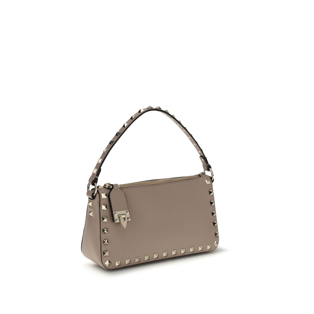 Bolso bandolera Rockstud pequeño en piel de becerro