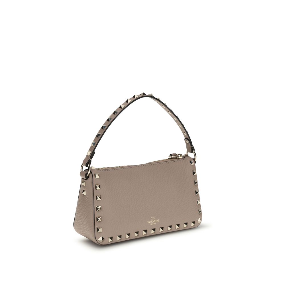 Bolso bandolera Rockstud pequeño en piel de becerro