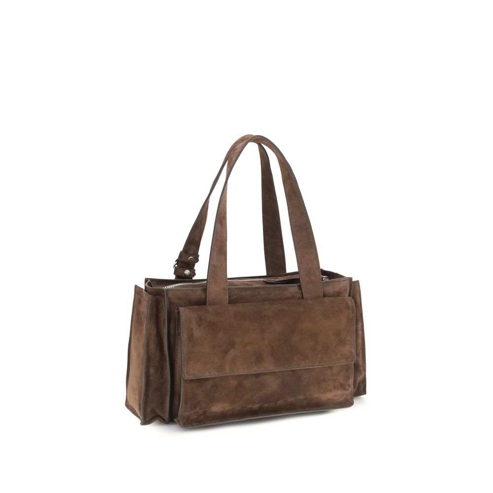 Utilitaire Shopping Bag in Suede