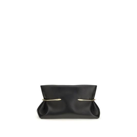 Pinch Soft Clutch in Nappa Leather
