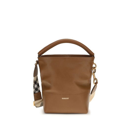 Mini sac seau B Clip en cuir de veau