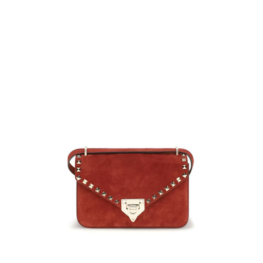 Petit sac bandoulière Rockstud en daim