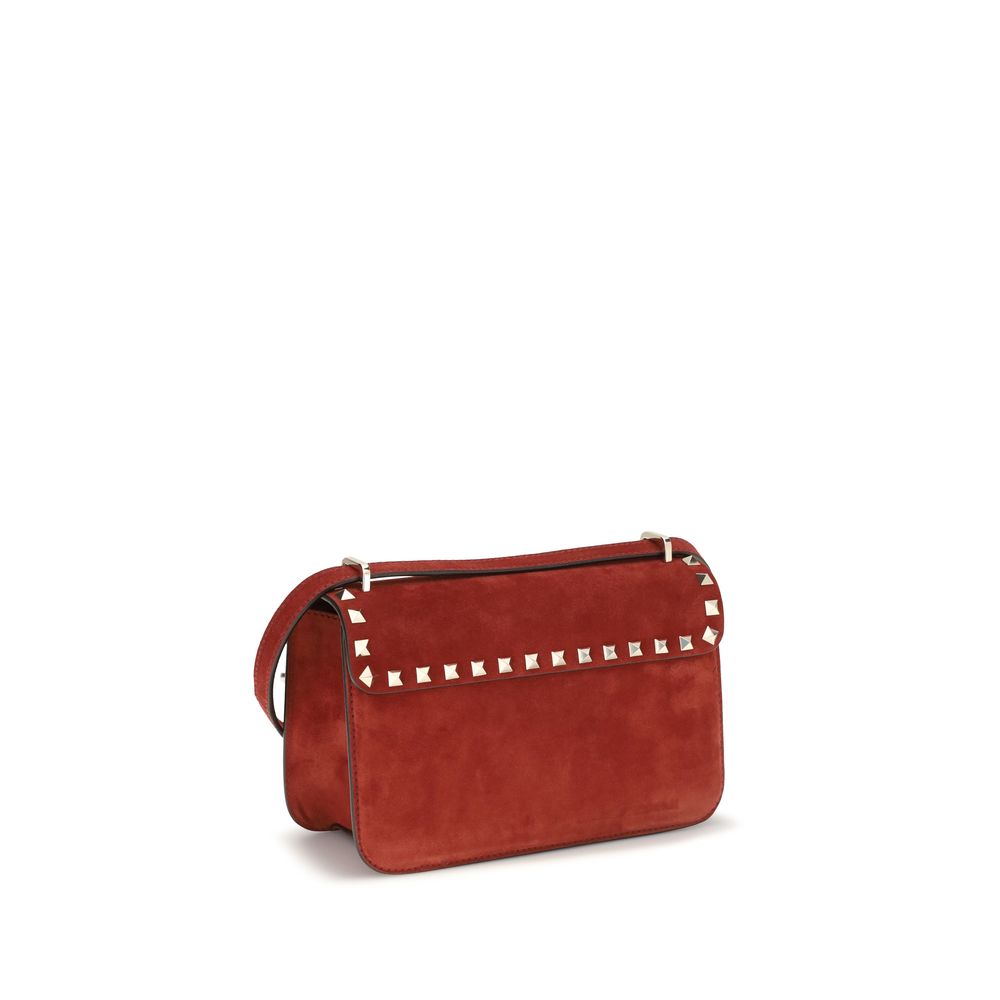 Rockstud Small Crossbody Bag in Suede