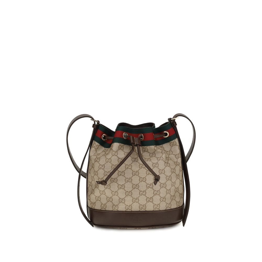 Bolso tipo cubo Venice pequeño en lona GG