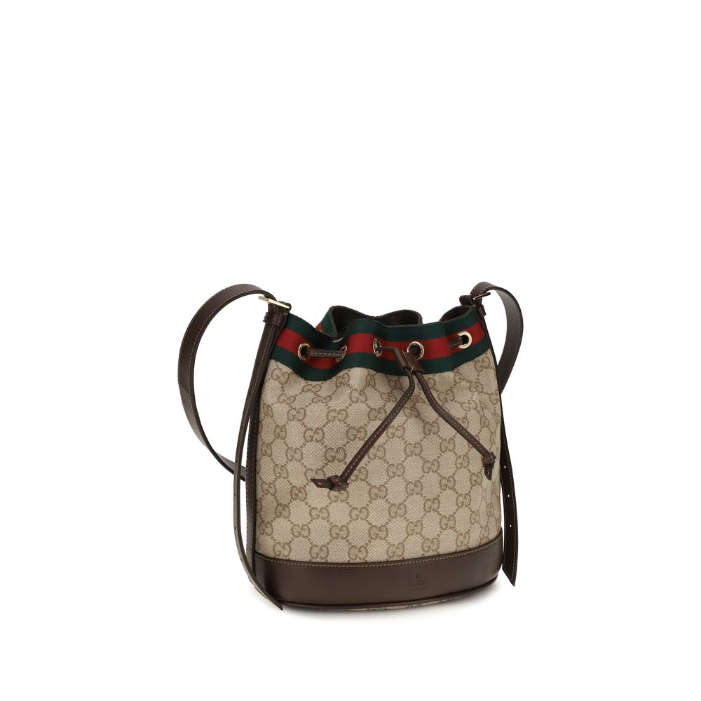 Bolso tipo cubo Venice pequeño en lona GG