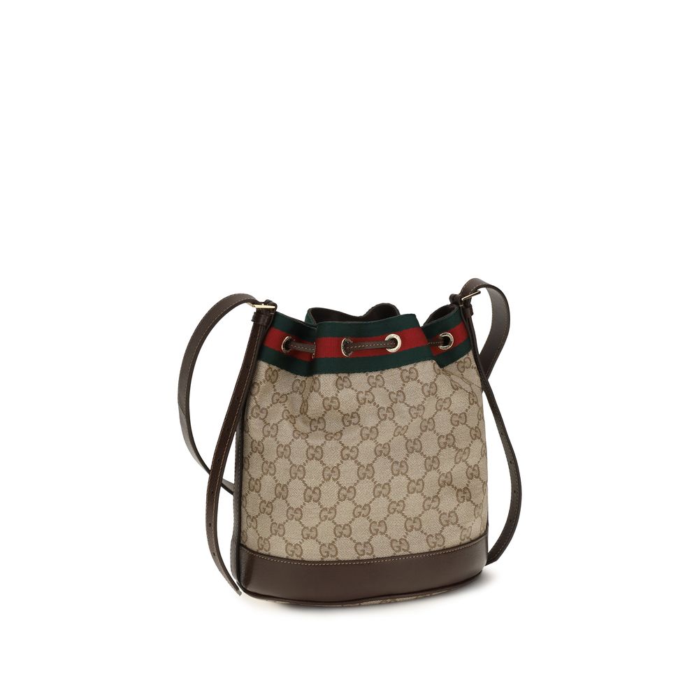 Bolso tipo cubo Venice pequeño en lona GG