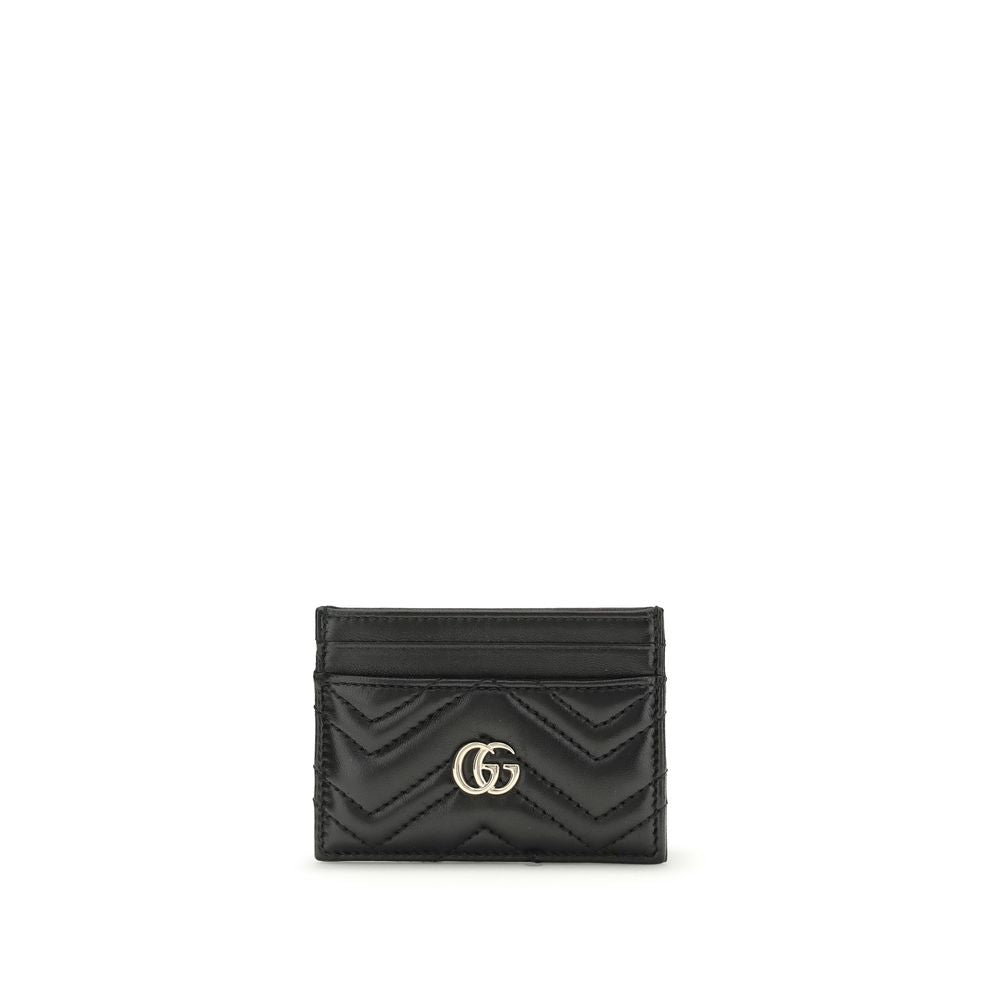 Porte-cartes GG Marmont en cuir nappa