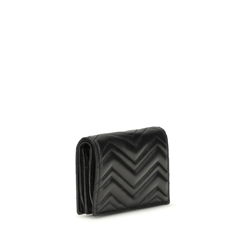 GG Marmont Card Case Wallet in Leather