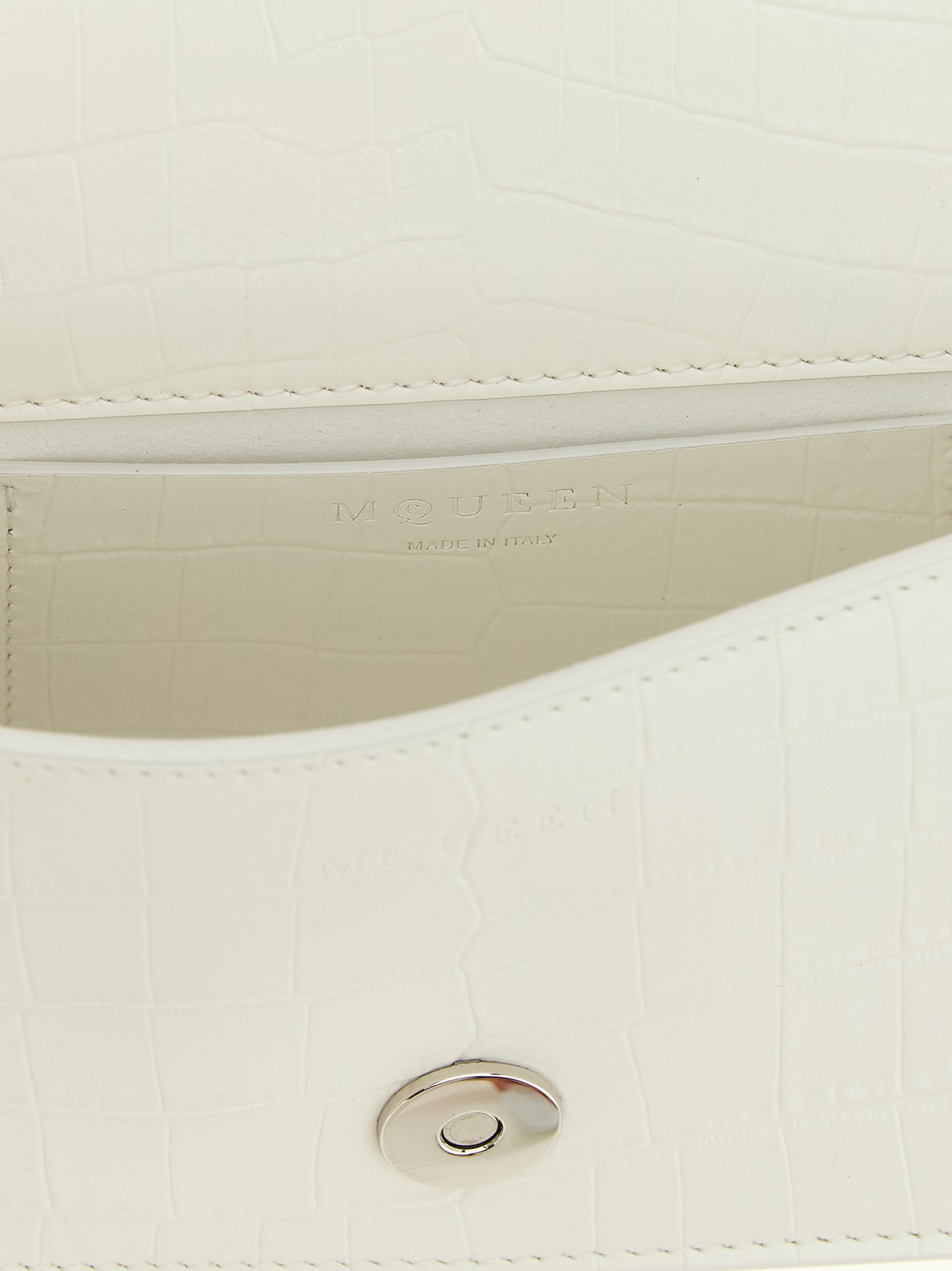 Jewelled Mini Bag in Croc-Embossed Calfskin