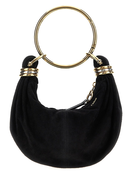 Mini Bracelet Hobo Bag in Suede