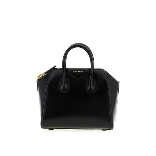 Mini bolso de mano Antigona en piel de becerro