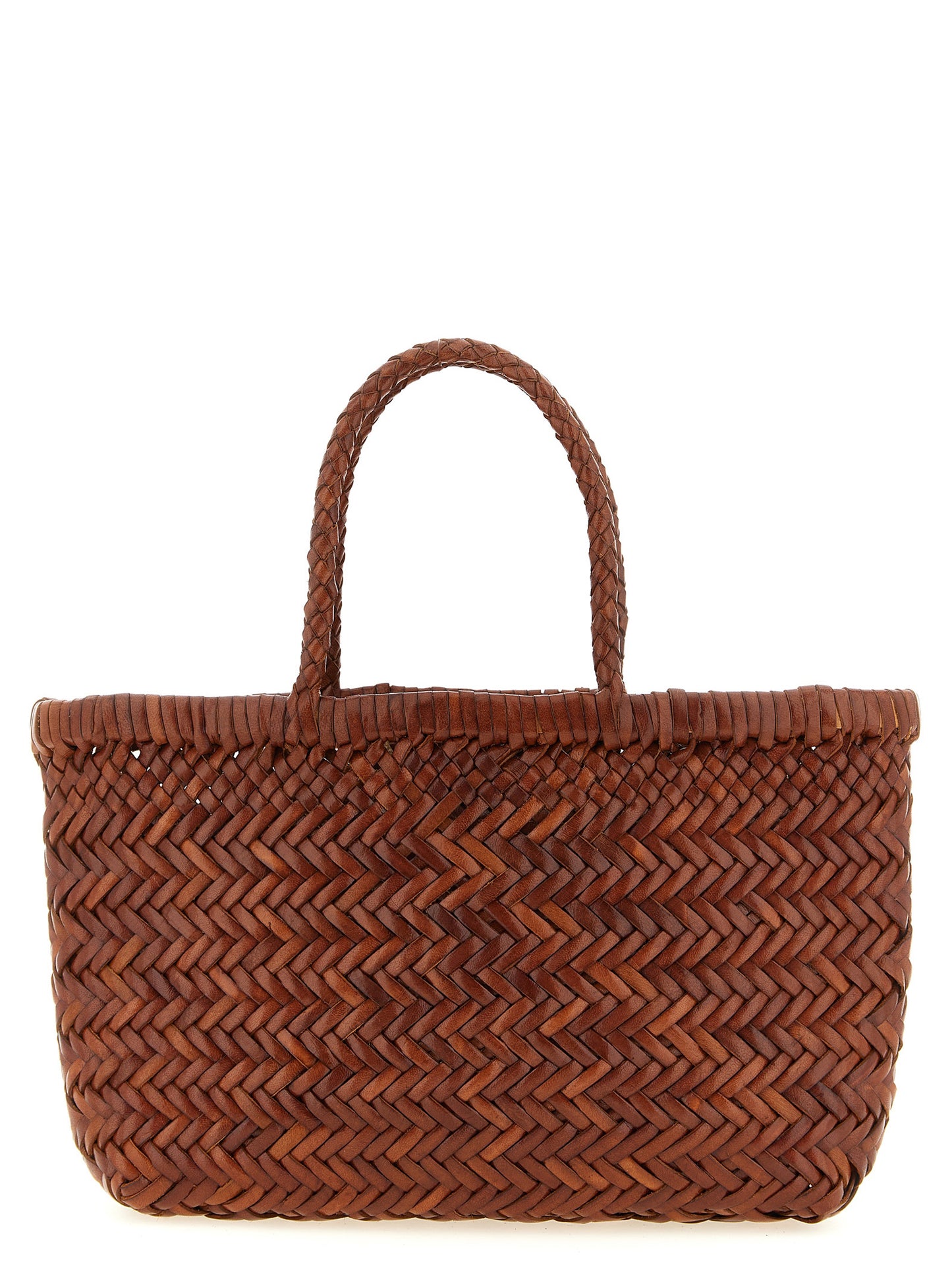 Mini Flat Gora Bag in Leather
