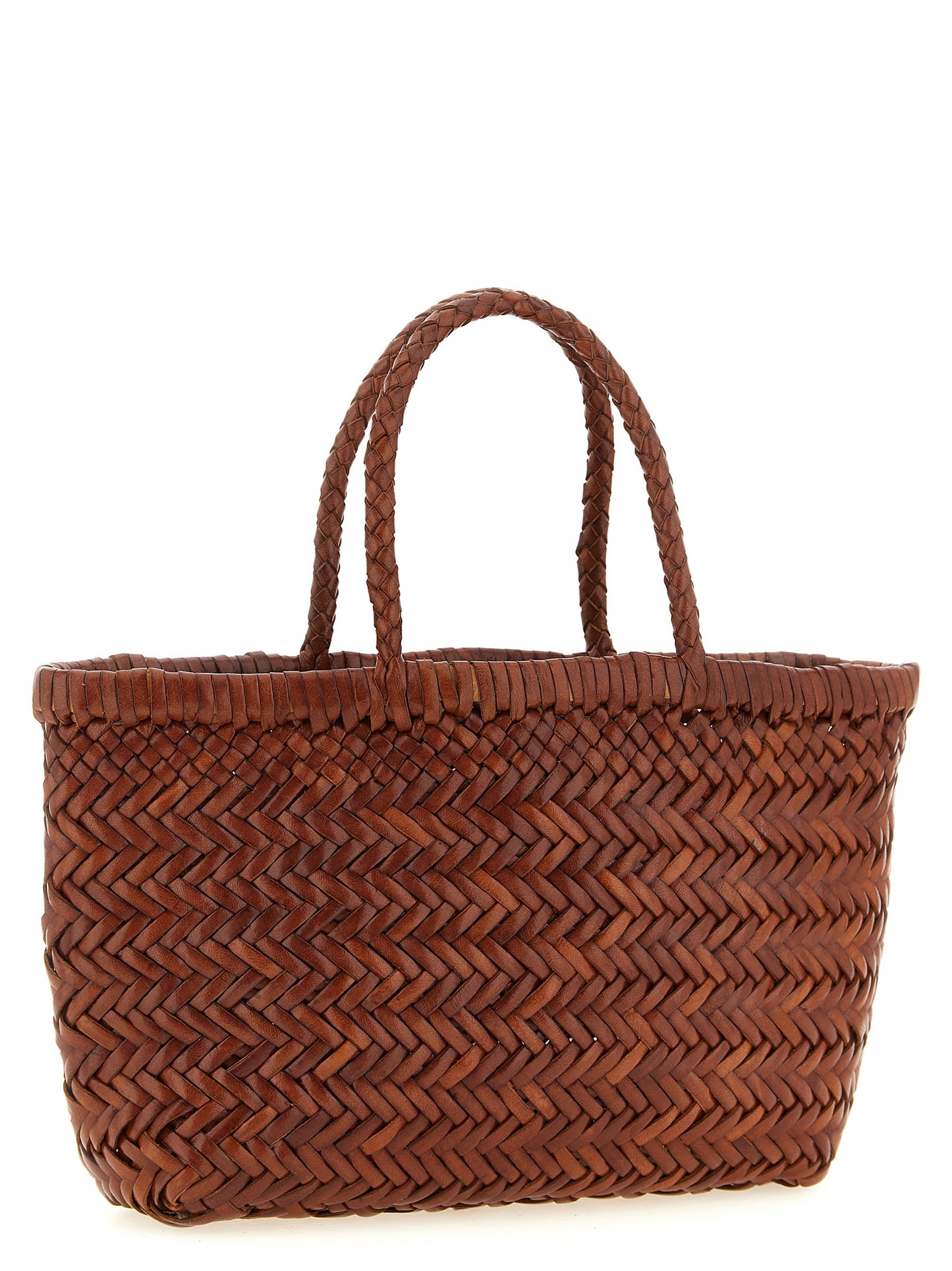 Mini Flat Gora Bag in Leather