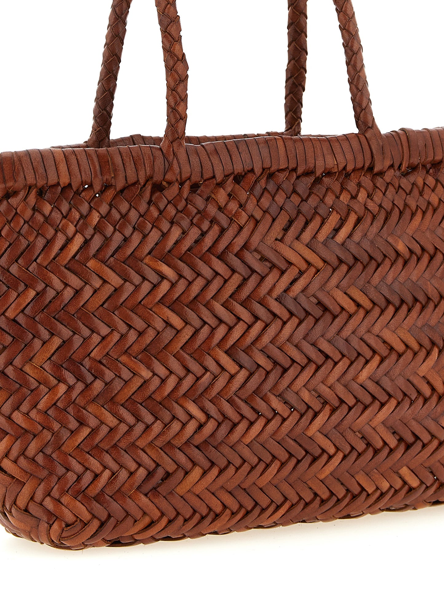 Mini Flat Gora Bag in Leather