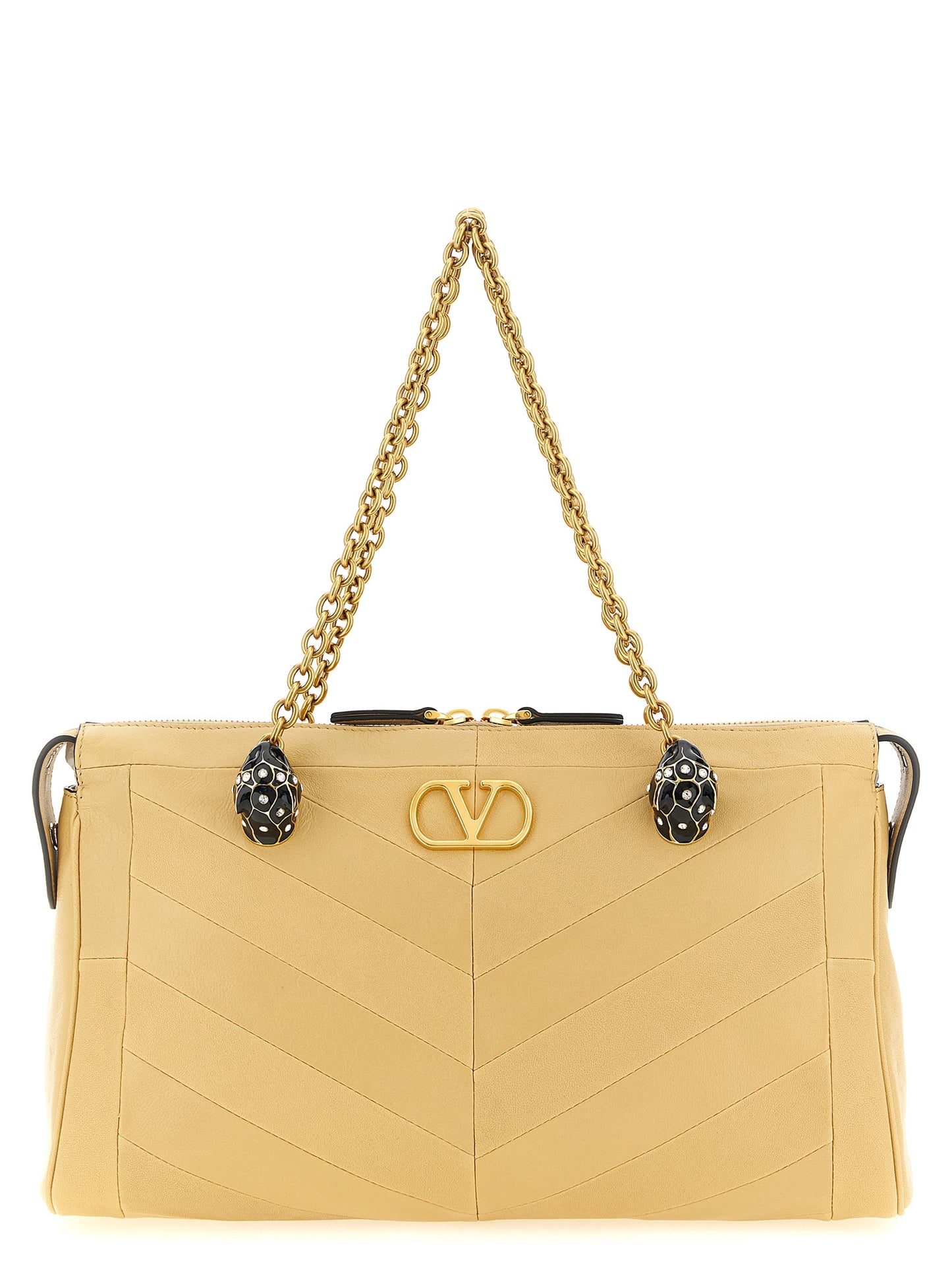 Bolso al hombro Panthea en piel napa