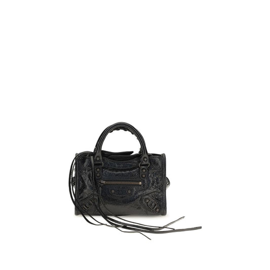 Sac porté main Le City Nano en cuir d’agneau