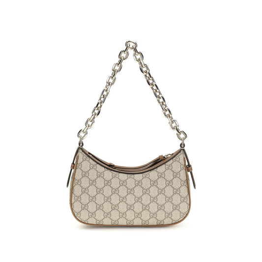 Bolso al hombro GG Emblem pequeño en tejido