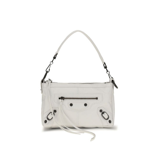 Mini sac porté épaule Le City Moto en cuir d’agneau