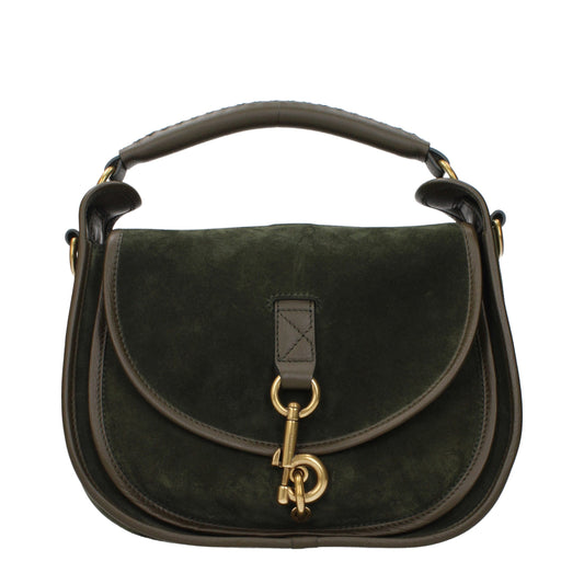 Petit sac messager B Clip en daim
