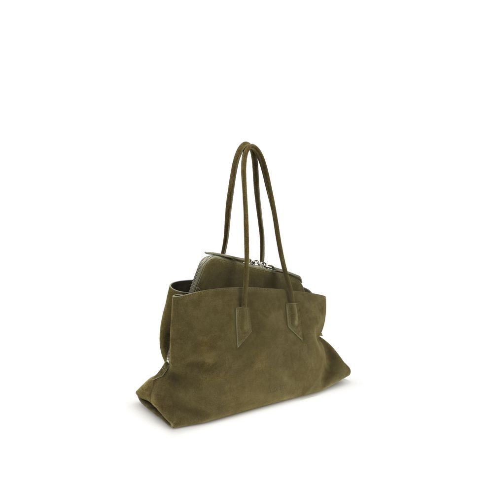 Sac porté épaule La Passeggiata moyen en daim