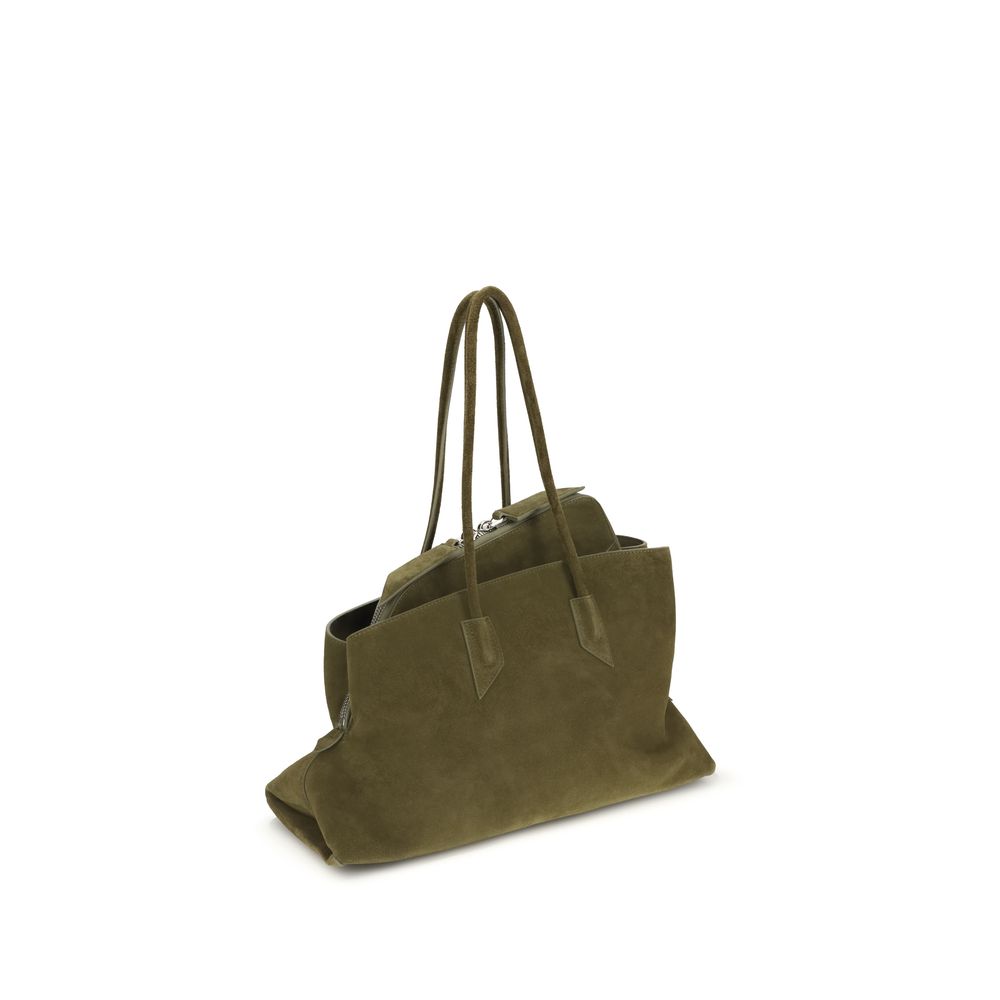 Sac porté épaule La Passeggiata moyen en daim