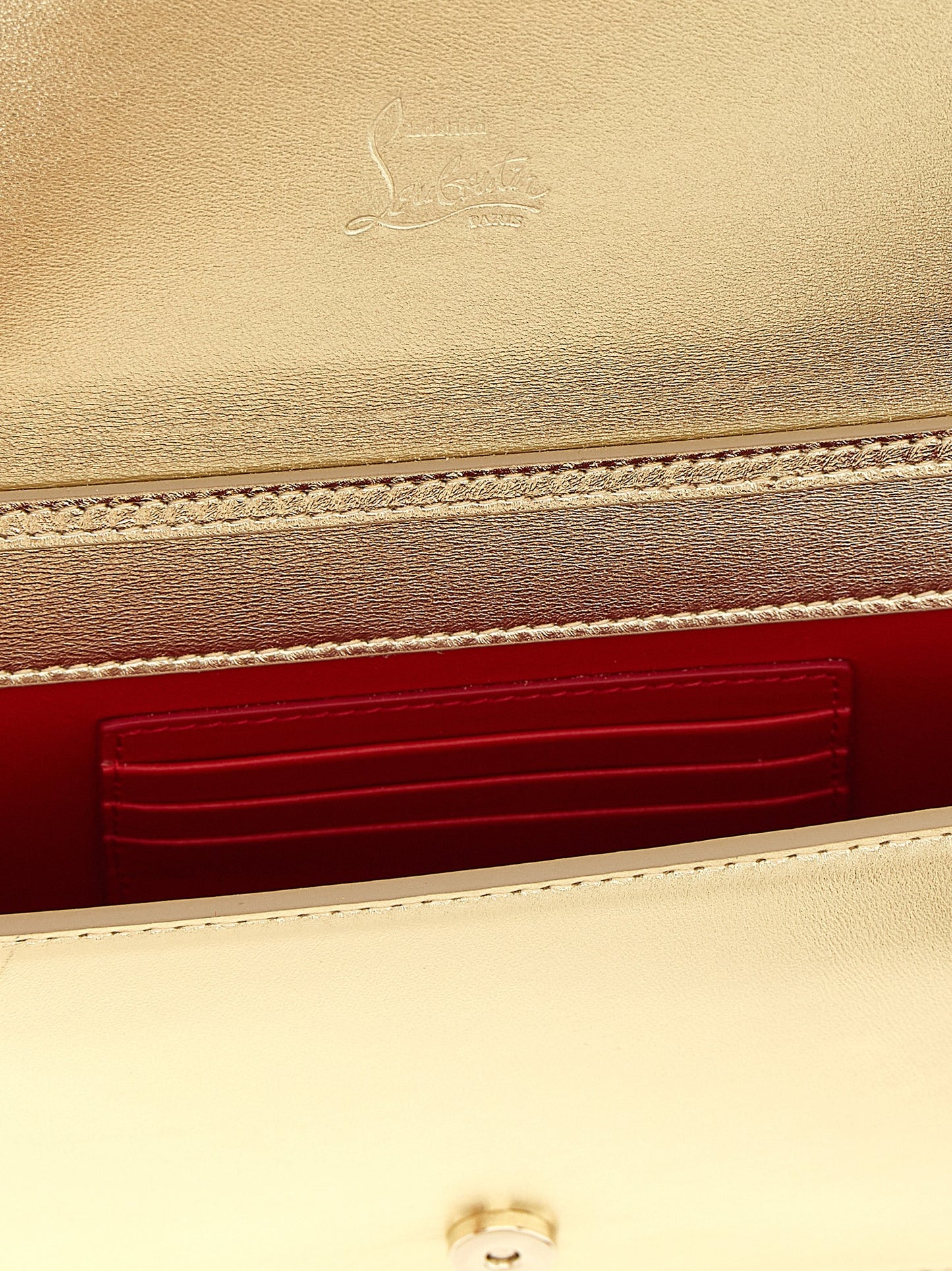 Pochette Bettina en agneau laminé